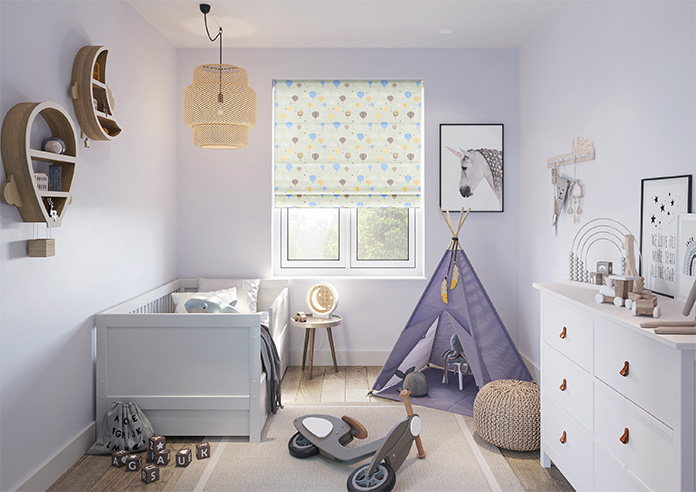 Balloon Festival, Skyline - Roman Blind - Image 8